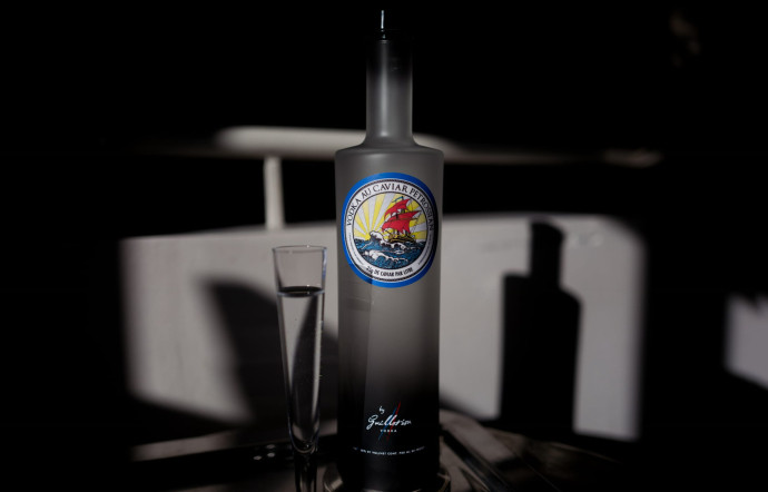 Vodka au caviar Petrossian.