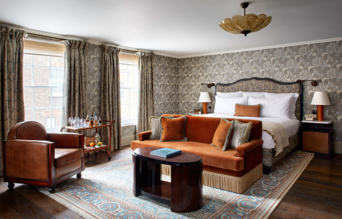 Trois adresses à Londres – Kettner’s Townhouse, 29 Romilly Street, tél. +44 (0)207 734 5650, www.kettnerstownhouse.com.