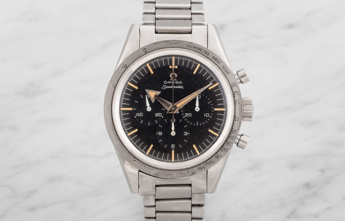 Cette Omega Speedmaster de 1958 a récemment été adjugée à plus de 275 000 $.