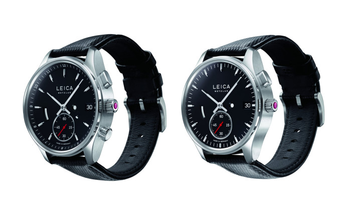 Les montres L1 et L2, premiers modèles signés Leica.