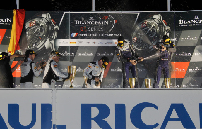 Le podium.
