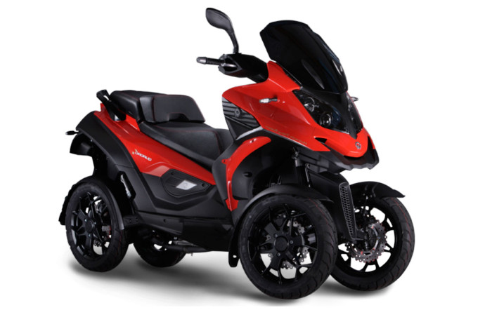 Le scooter Quadro.
