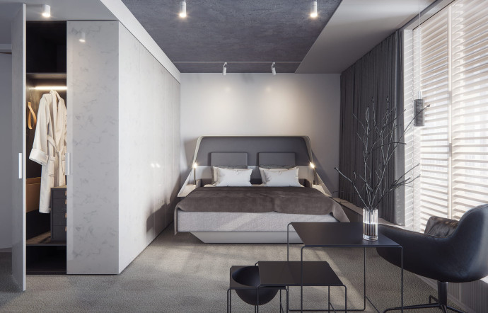 Une chambre de l’hôtel Herman K.