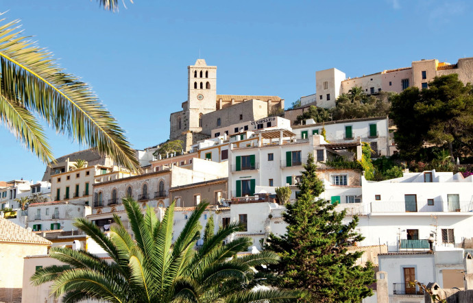 La vieille ville d’Ibiza.