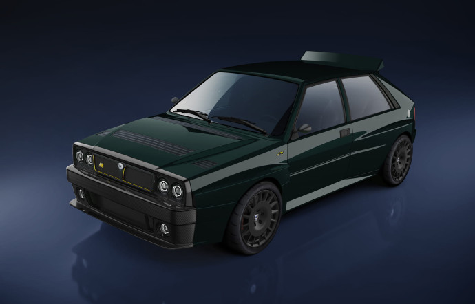 Lancia Delta Integrale Futurista (2018).