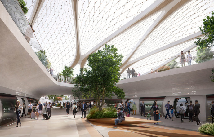 La gare d’Amsterdam vue par UNStudio.