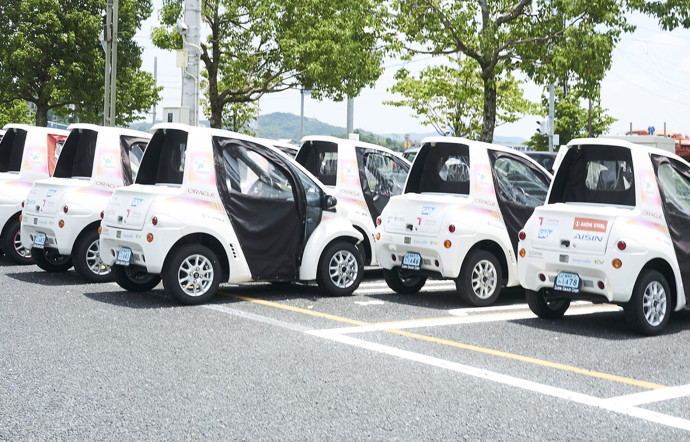 Le service de voitures électriques partagées.