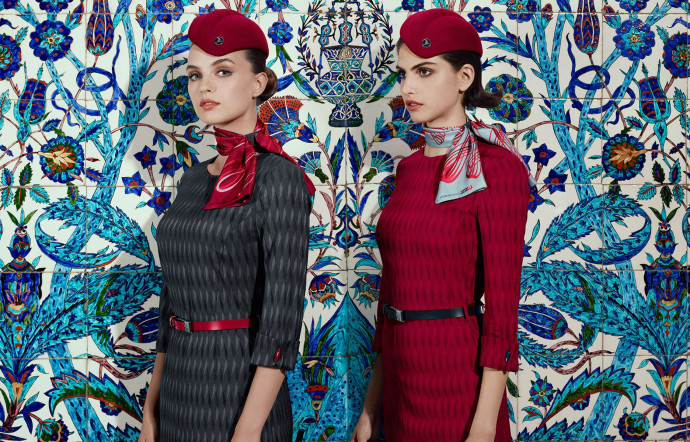 Les nouveaux uniformes de Turkish Airlines, shootés par Miles Aldridge à Istanbul.