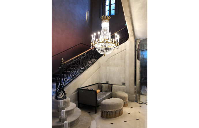 L’entrée de l’Hôtel du Marc.