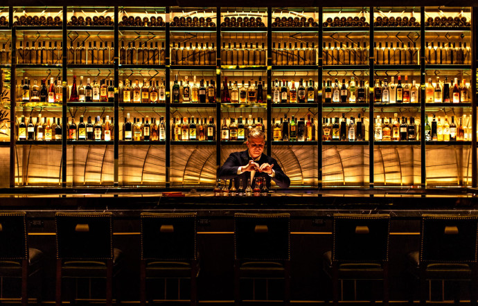 Le NoMad bar et son mixologue Leo Robitschek.