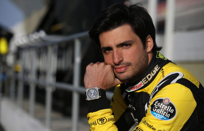 Le pilote de Formule 1 Carlos Sainz et sa Bell & Ross.