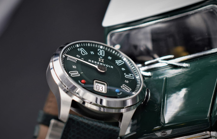Les montres Réservoir s’inspirent d’instruments de planche de bord.