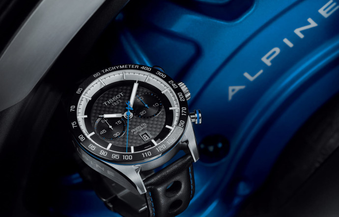 Tissot, montre officielle d’Alpine en compétition.