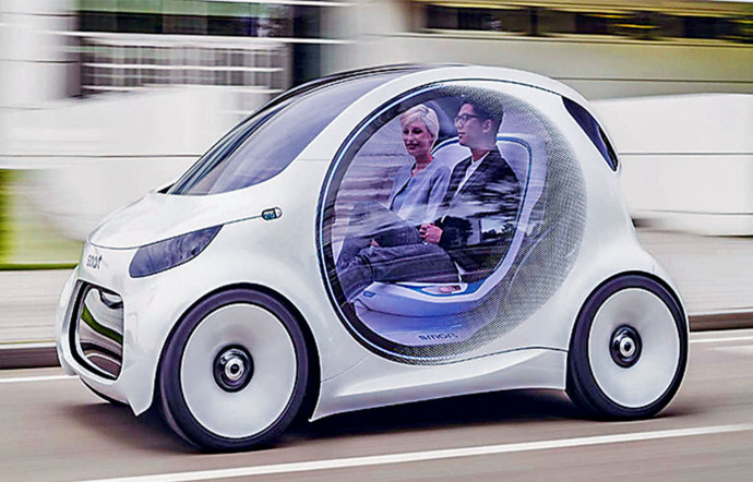 Voiture autonome, Smart.