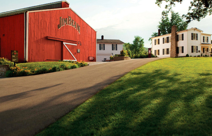 La distillerie Jim Beam, Etats-Unis.