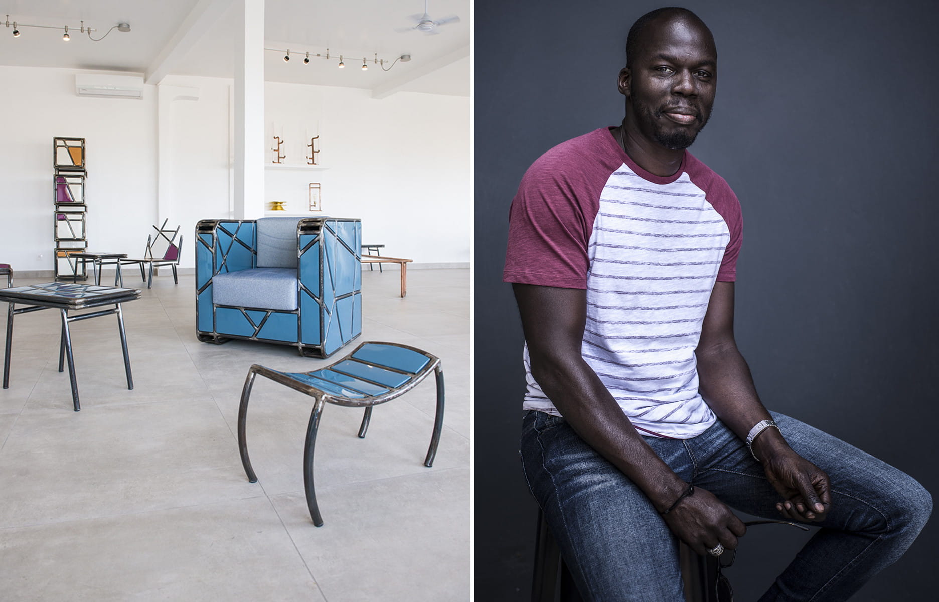 Le designer Ousmane Mbaye.