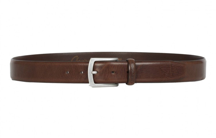 Centure Cacao City en cuir calssique Chevignon, 60 €.