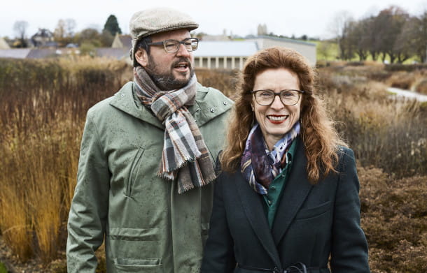 Manuela Hauser et Iwan Wirth.