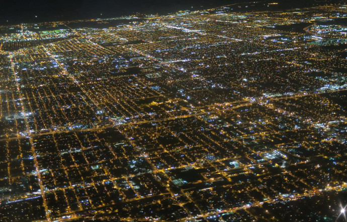 Vue aérienne de Miami, juste avant l’atterrissage au MIA, troisième aéroport des Etats-Unis pour les passagers internationaux.