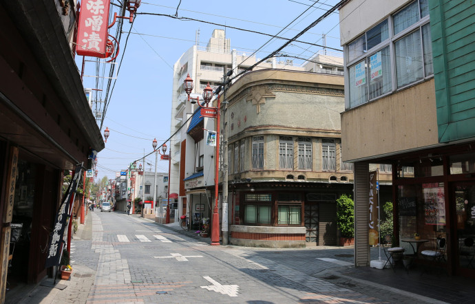 La rue Banba Dori, au centre de Chichibu.