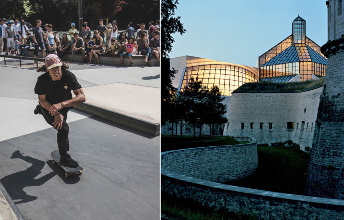 Le Skatepark Peitruss et le Musée d’art moderne Grand-Duc Jean.