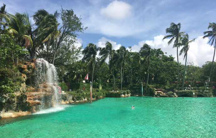 La Venetian Pool, pisicne publique construite en 1923 à la demande de George Merrick.