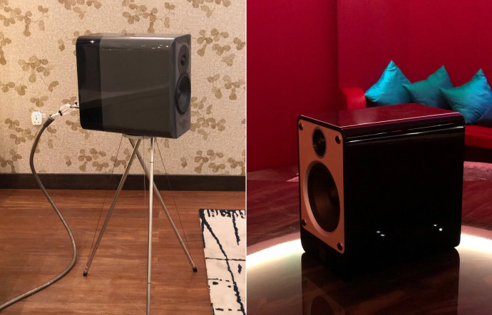 A partir de 3 749 € la paire (avec le piètement). www.qacoustics.co.uk