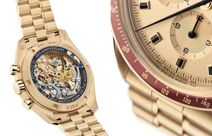 Omega Speedmaster BA145.022, édition limitée à 1014 exemplaires, 32 000 €.