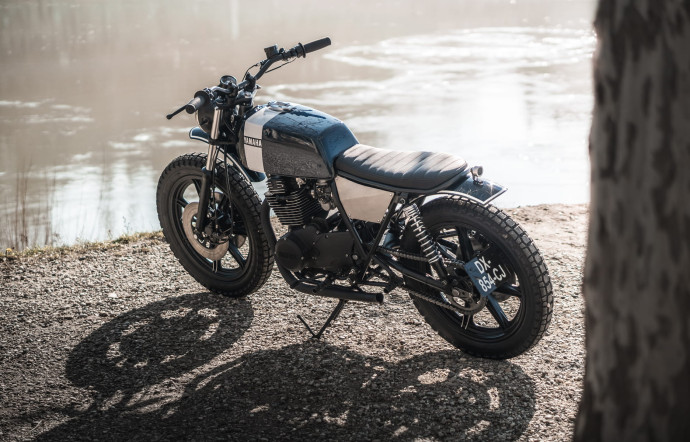 La Falkor, première moto préparée par Panache.