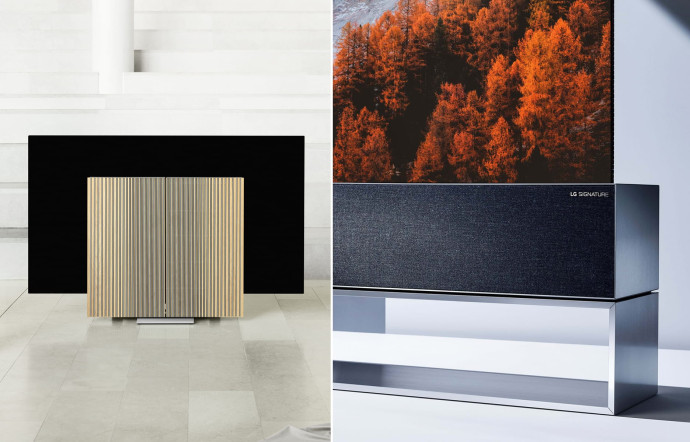 Milan : Avec LG et Bang & Olufsen, les TV jouent à cache-cache