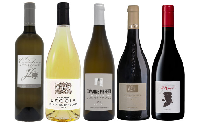 Les vins corses.