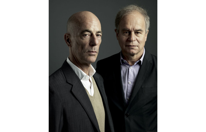 Les architectes Jacques Herzog (à gauche) et Pierre de Meuron.