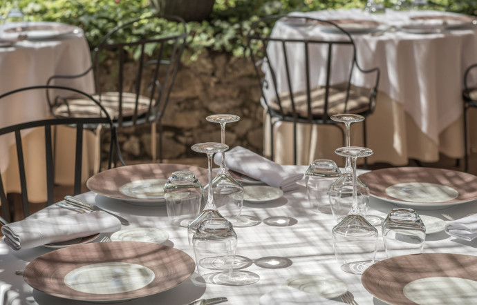 En terrasse…