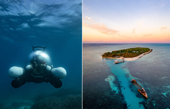 Heron Island, au large de Gladstone dans le Queensland.