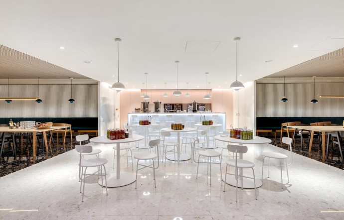 Les nouveaux bureaux d’Estée Lauder correspondent parfaitement à l’image de la marque. C’est l’un des points forts de Colliers International.