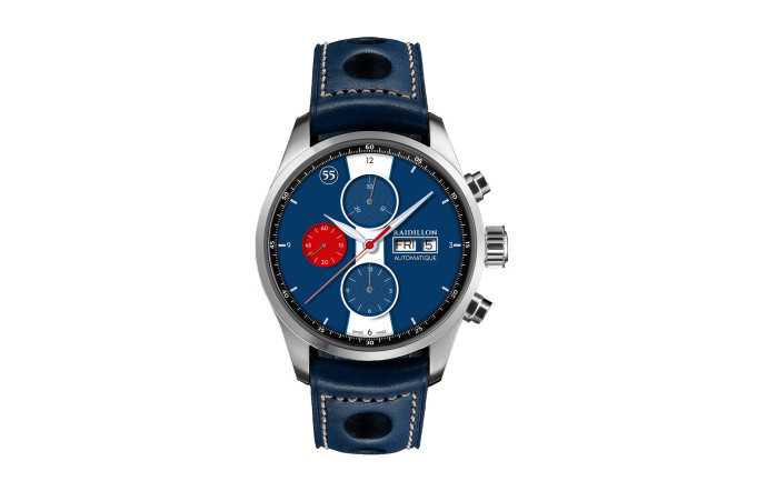 Chronographe 42-C10-191 en hommage à Jean-Pierre Beltoise, 3 500 €.