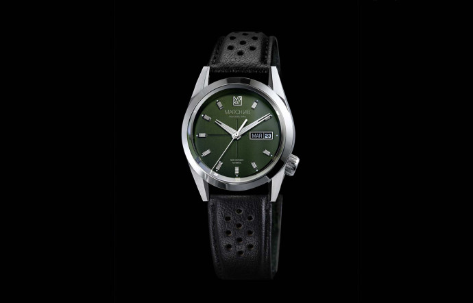 Modèle Am89 Automatic Evergreen, boîtier 38 mm , 995 €.