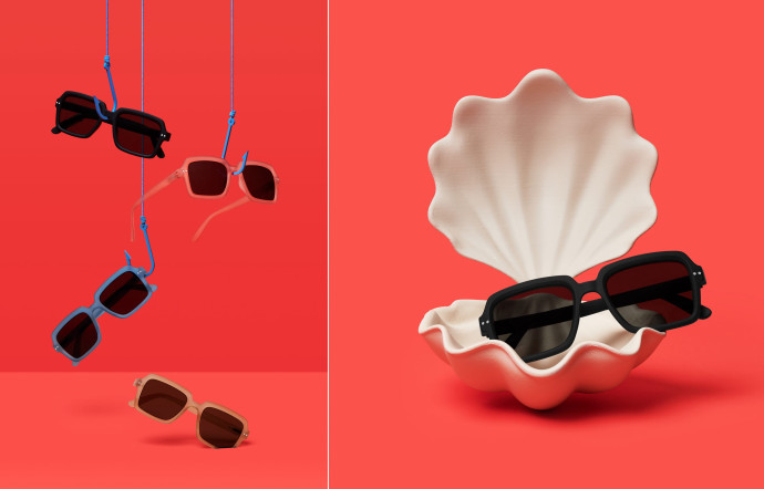La nouvelle collection Amiral disponible en quatre coloris : Club (bleu), Lobster (rouille), Shell (beige) et Black.