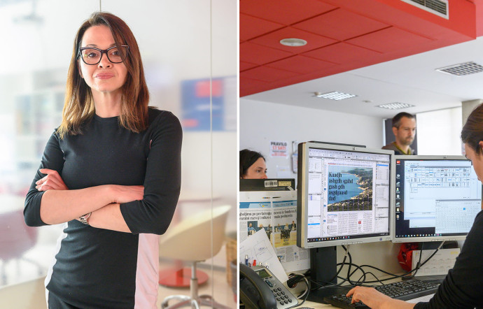 Marina Bilus, la rédactrice en chef adjointe.