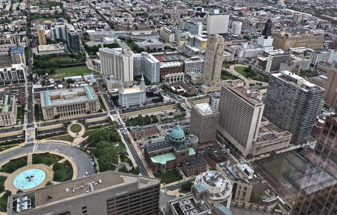 Philadelphie vue de haut.