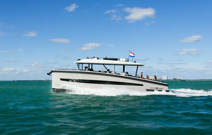 Top 5 Cannes Yachting Festival 2019 – Dutch Craft 56 – Longueur 17,07 m – Largeur: 5,09 m – motorisation: 2 x 435 ch IPS 600 Volvo. www.dutchcraft.com