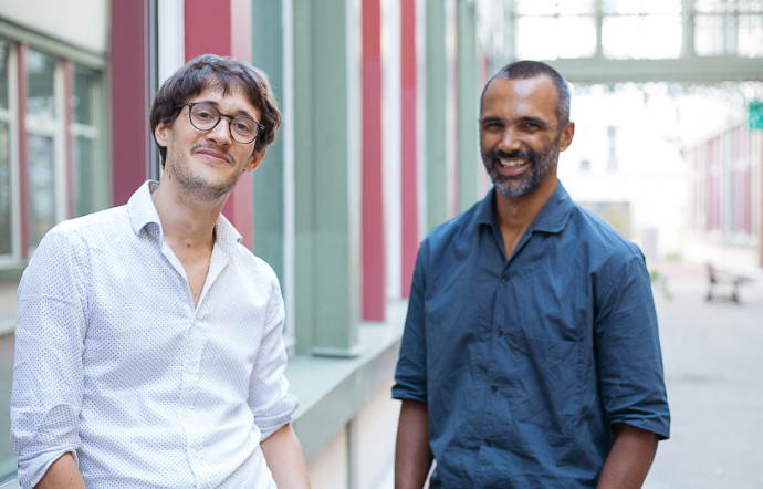 Charles Ollion (à gauche) et Tony Pinville (à droite), fondateurs de Heuritech.