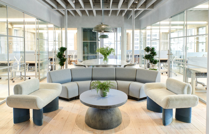L’espace du Financial District, la troisième adresse de l’entreprise. Tous les espaces sont ainsi établis à San Francisco.