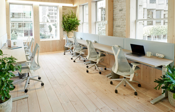 L’espace du Financial District, la troisième adresse de l’entreprise. Tous les espaces sont ainsi établis à San Francisco.
