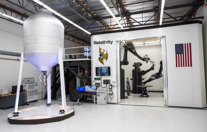 La Stargate, qui intègre tout le processus de fabrication de la fusée : algorithmes, machine learning et impression.