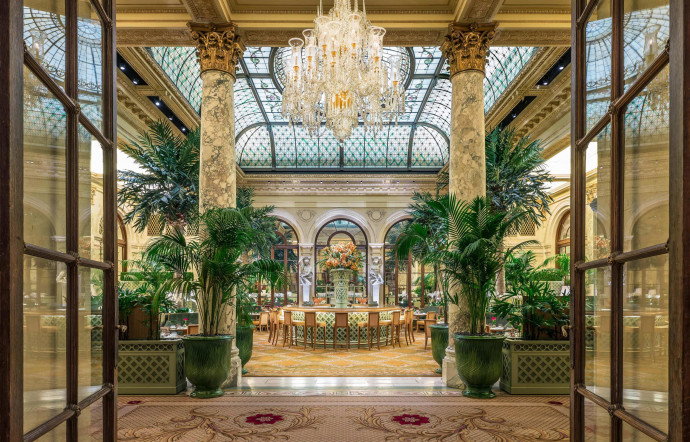 L’icônique Palm Court du Plaza.