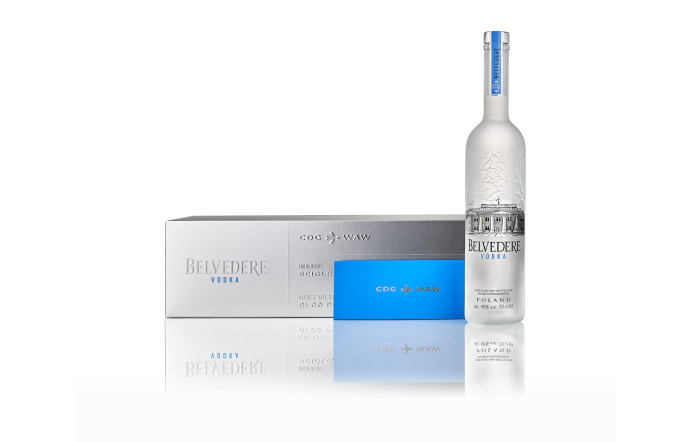 Les spiritueux de Noël  –  Belvedere, édition limitée disponible à La Grande Epicerie (Paris 7e), 4800 €.