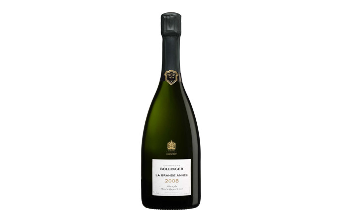 Bollinger. La Grande Année 2008. Prix : 115 €.