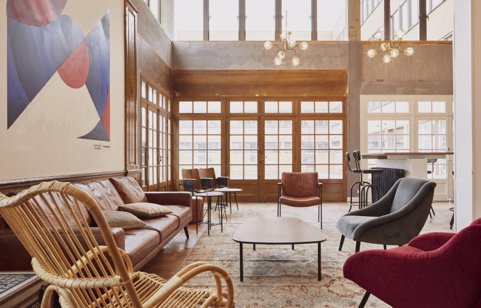 Le modèle de Morning Coworking est basé sur une expansion forte, à moindre coût. Cela permet de parier sur des localisations boudées par les acteurs de coworking. En signant des baux de courte-durée, et en payant un complément de loyer au propriétaire en cas de création de « survaleur ». C’est le cas à Bagnolet (photo).
