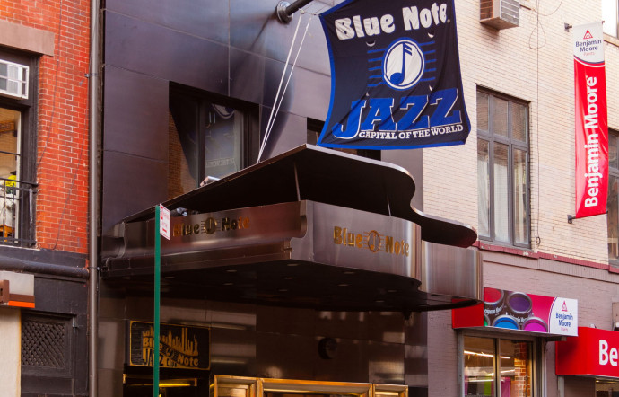 L’iconique Blue Note, fondé en 1939 et toujours debout.